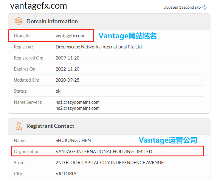 Vantage安全性评价