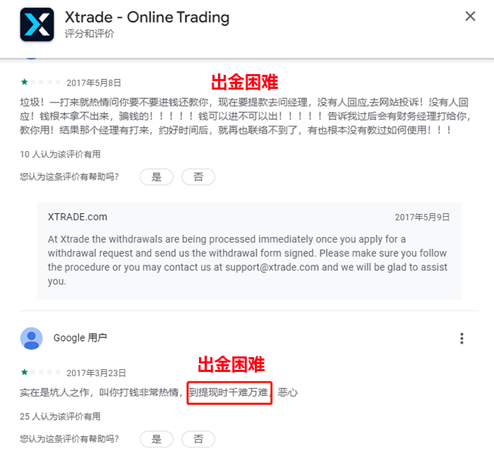 Xtrade安全性